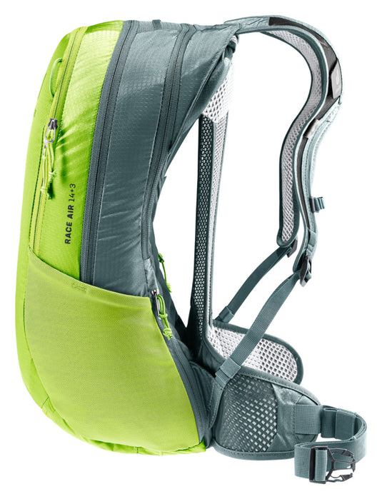 Fahrradrucksack Deuter Race Air 14+3L Citrus/Graphit