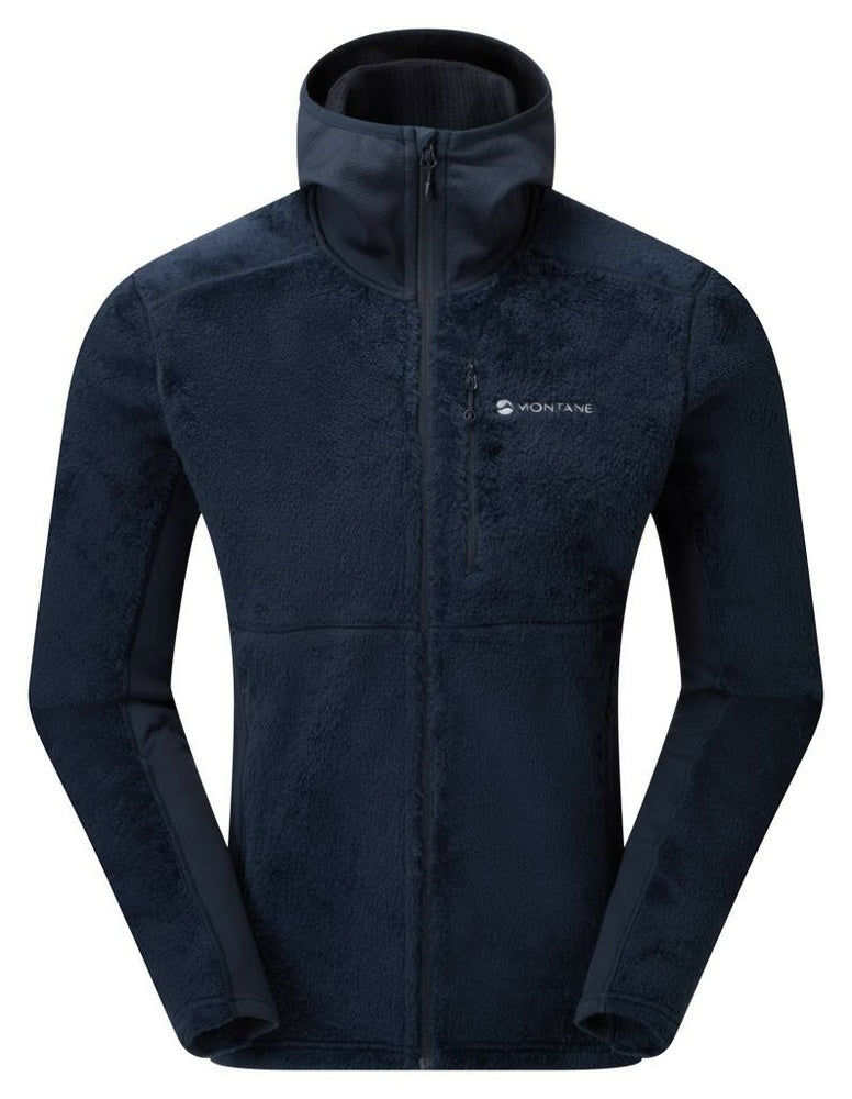 Laden Sie das Bild in Galerie -Viewer, Herren-Fleecejacke Montane Protium XPD Hoodie Eclipse blau
