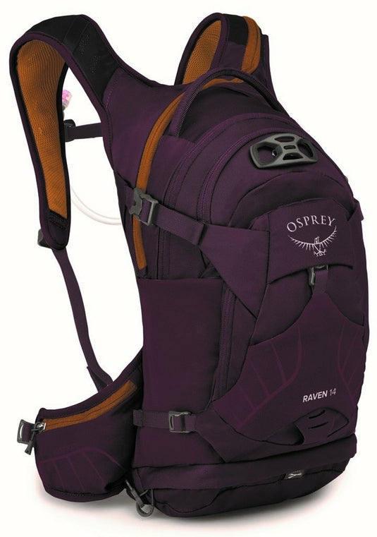 Damen-Fahrradrucksack Osprey Raven 14L Aprium lila