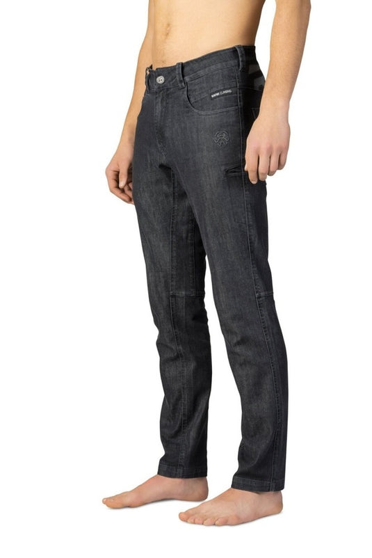 Herren-Kletterjeans Rafiki Aran Black Denim