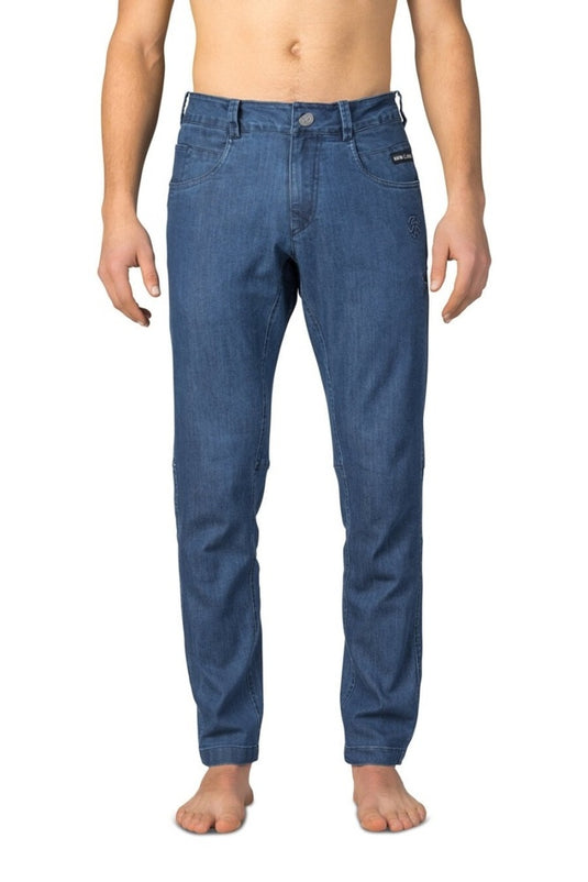 Herren-Kletterjeans Rafiki Aran Dunkelblauer Denim