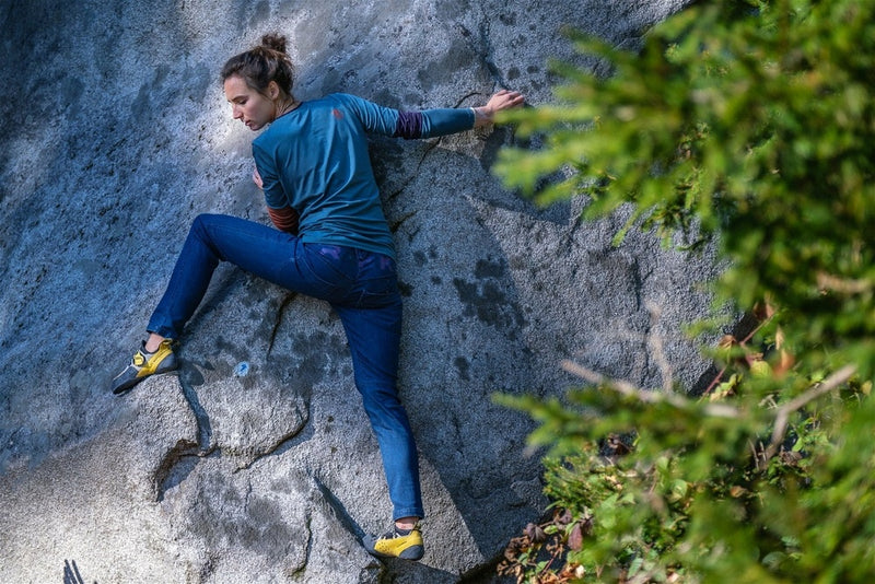 Laden Sie das Bild in Galerie -Viewer, Kletterjeans für Damen Rafiki Asis Dunkelblauer Denim
