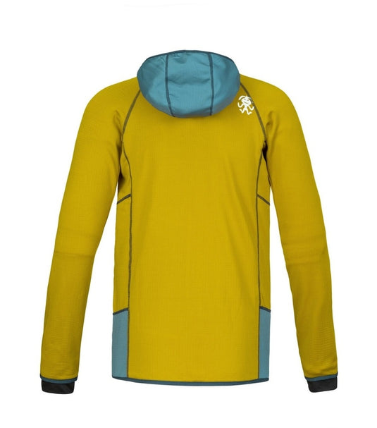 Herren-Kletterjacke Rafiki Ascent Olivenöl/Gobelin