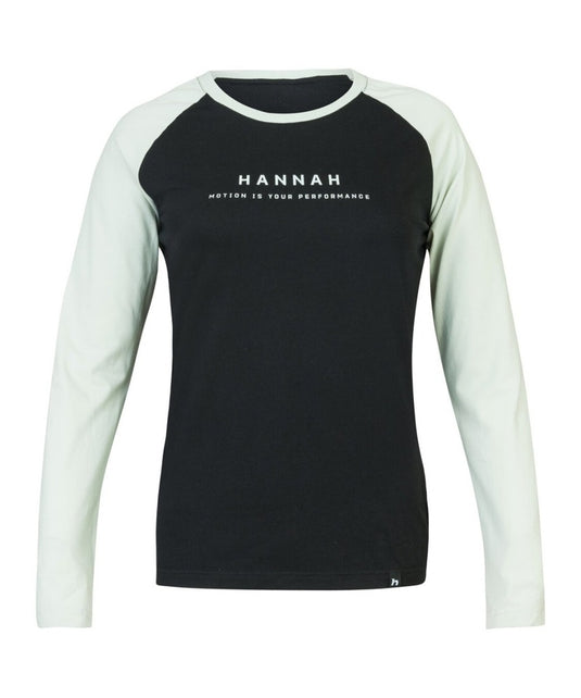 Damen-T-Shirt mit langen Ärmeln Hannah Prim Anthrazit/Dawn Blue