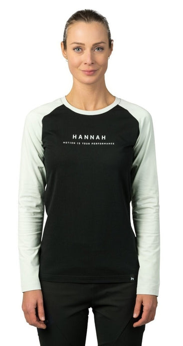 Damen-T-Shirt mit langen Ärmeln Hannah Prim Anthrazit/Dawn Blue