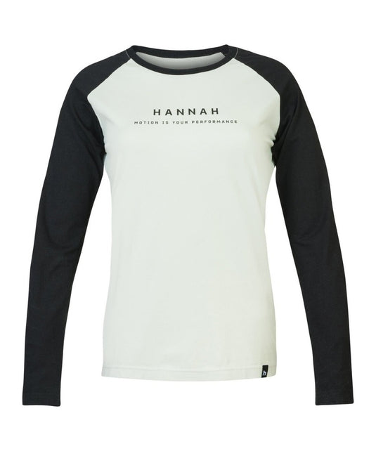 Damen T-Shirt mit langen Ärmeln Hannah Prim Dawn blau/anthrazit