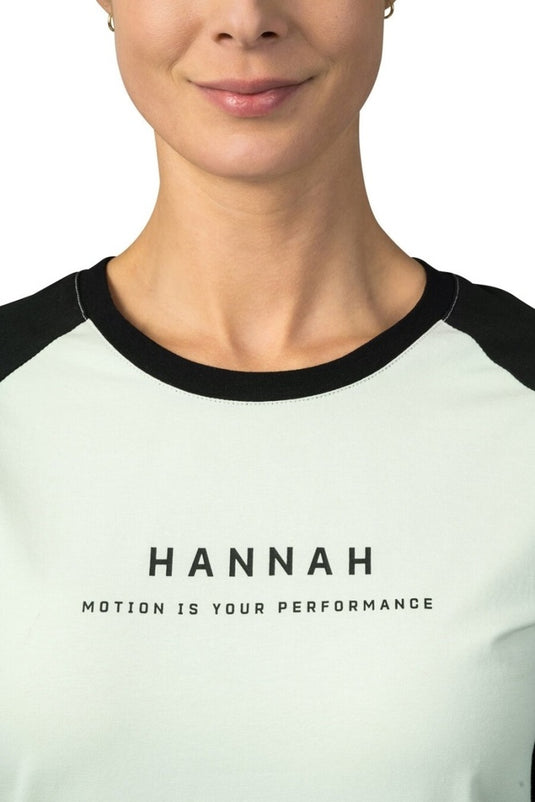 Damen T-Shirt mit langen Ärmeln Hannah Prim Dawn blau/anthrazit