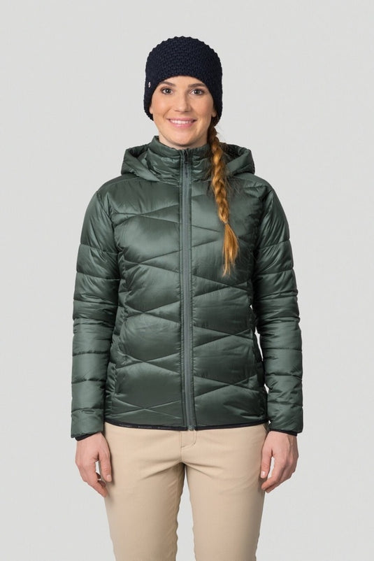 Damen-Wander-Winterjacke Hannah Betlis Dark Forest