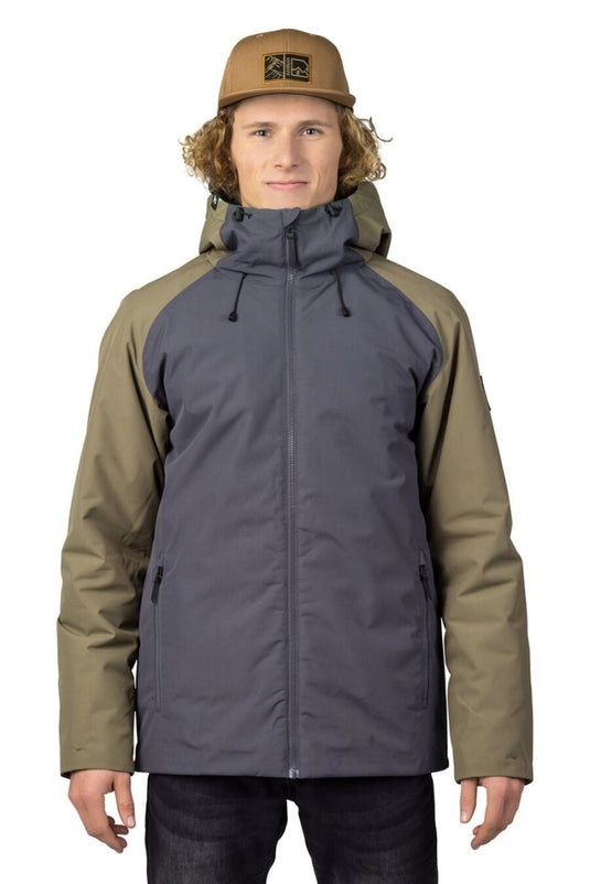 Herren-Winterjacke Hannah Mascon Asphalt/verbranntes Oliv