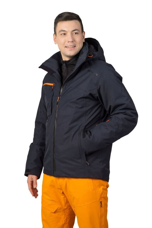 Herren-Skijacke Hannah Kelton Anthrazit/Orange