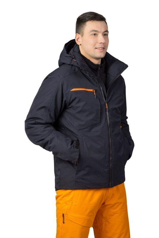 Herren-Skijacke Hannah Kelton Anthrazit/Orange