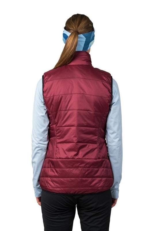 Damen-Wanderweste Hannah Mirra Vest Biking rot