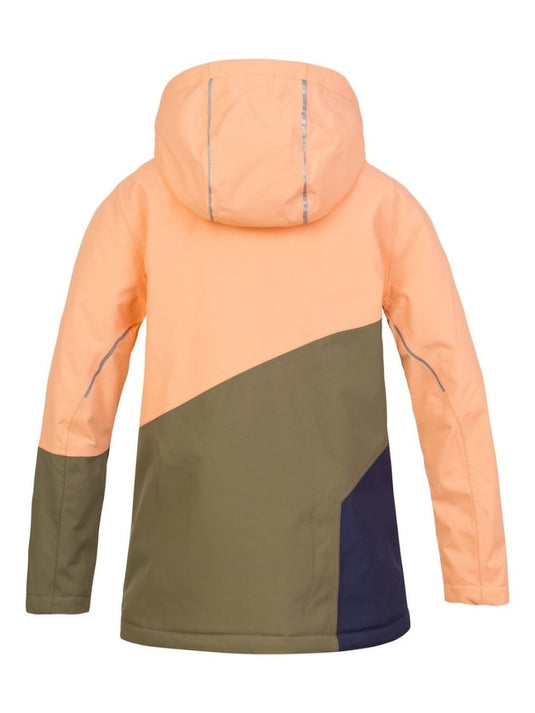 Kinder-Skijacke Hannah Kigali JR Cantaloupe/Burn Olive