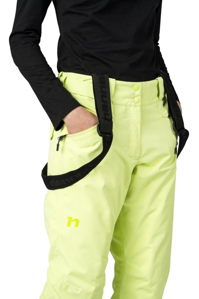 Laden Sie das Bild in Galerie -Viewer, Damen-Skihose Hannah Awake II Sunny Lime
