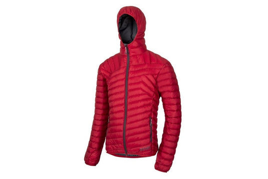 Herren-Daunenjacke Ocún Tsunami Eco Men Red Scarlet