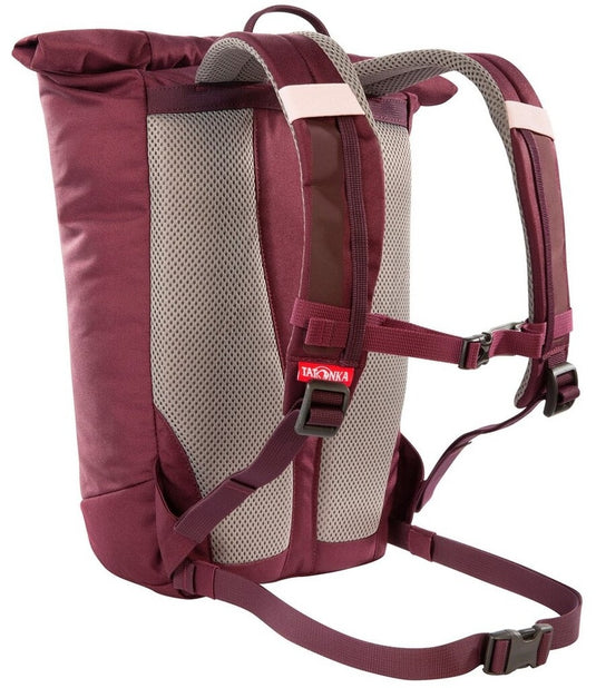 Kinder-Stadtrucksack Tatonka Rolltop Pack JR 14L Bordeauxrot/Dahlie