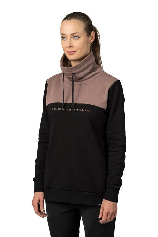 Damen-Sweatshirt Hannah Sibele Anthrazit/Coca-Mokka