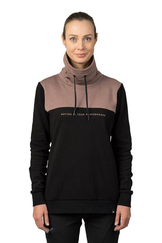 Damen-Sweatshirt Hannah Sibele Anthrazit/Coca-Mokka