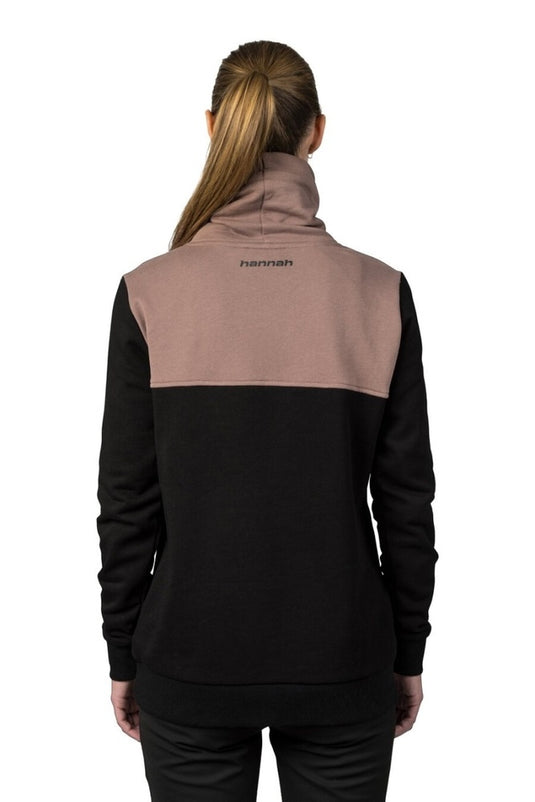 Damen-Sweatshirt Hannah Sibele Anthrazit/Coca-Mokka