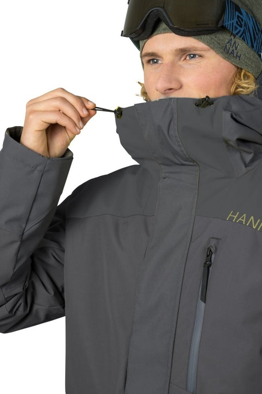 Herren-Skijacke Hannah Garow FD Asphalt