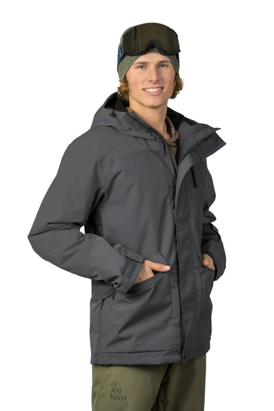 Herren-Skijacke Hannah Garow FD Asphalt