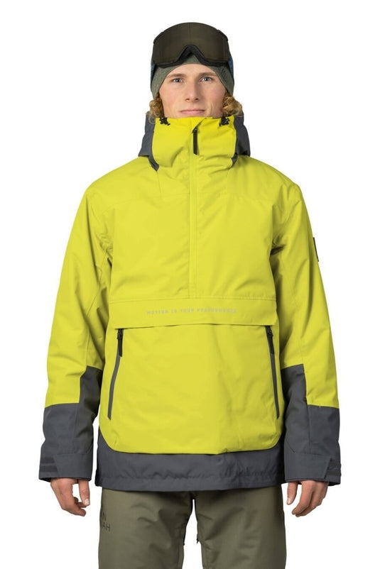 Herren-Skijacke Hannah Patty FD Citronelle/Asphalt