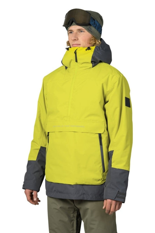 Herren-Skijacke Hannah Patty FD Citronelle/Asphalt