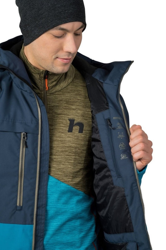 Herren-Skijacke Hannah Freemont Mood Indigo/Fayence