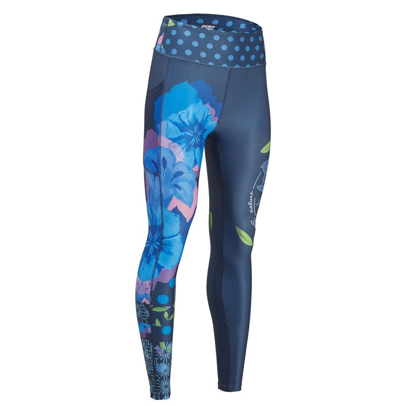 Laden Sie das Bild in Galerie -Viewer, Isolierte Damen-Leggings Silvini Veniana marineblau
