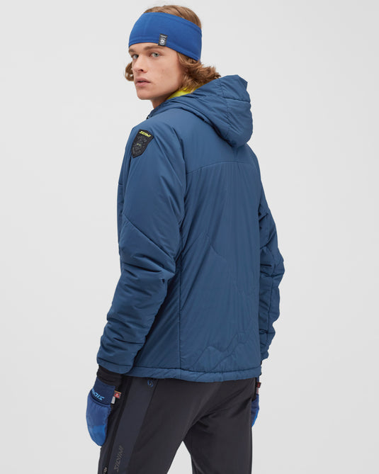 Windjacke für Herren Silvini Lupo Marine-Limette