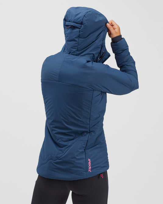 Damen-Ski-Alpinjacke Silvini Lupa Marine-Türkis