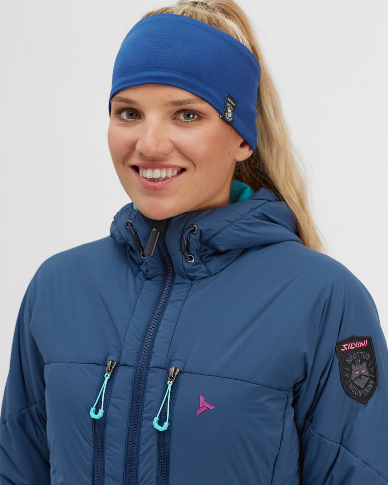 Laden Sie das Bild in Galerie -Viewer, Damen-Ski-Alpinjacke Silvini Lupa Marine-Türkis
