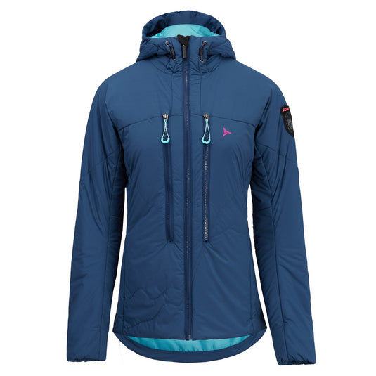 Damen-Ski-Alpinjacke Silvini Lupa Marine-Türkis