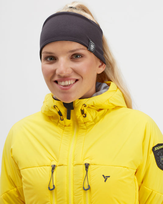 Damen-Ski-Alpinjacke Silvini Lupa neon-charcoal