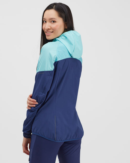 Damen Winterjacke Silvini Aspirino Marine-Türkis