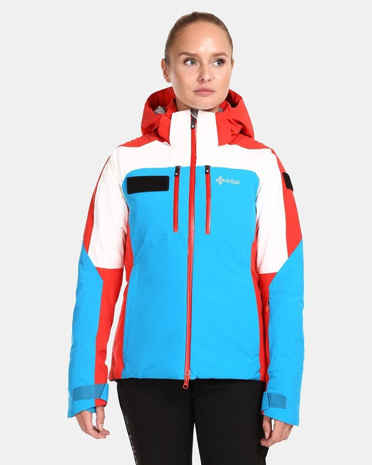 Damen-Skijacke Kilpi Dexen-W blau-rot