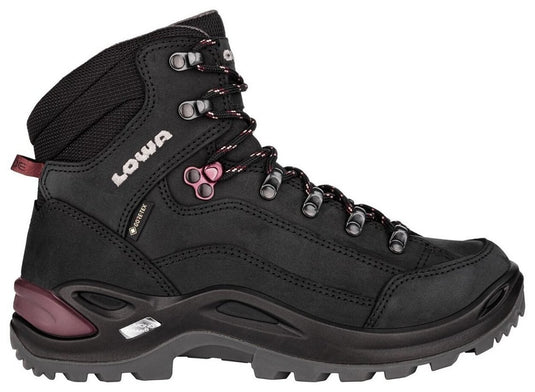 Damen Stiefeletten Lowa Renegade GTX Mid W's schwarz/pflaume