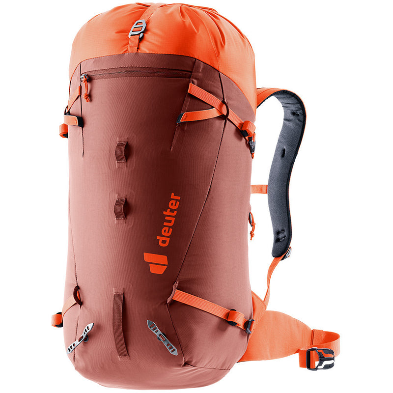 Laden Sie das Bild in Galerie -Viewer, Kletterrucksack Deuter Guide One Size 30L Redwood/Papaya
