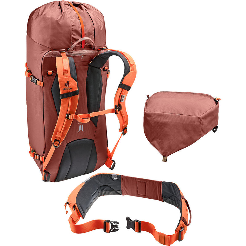 Laden Sie das Bild in Galerie -Viewer, Kletterrucksack Deuter Guide Einheitsgröße 34+8L Schwarz/Schiefer
