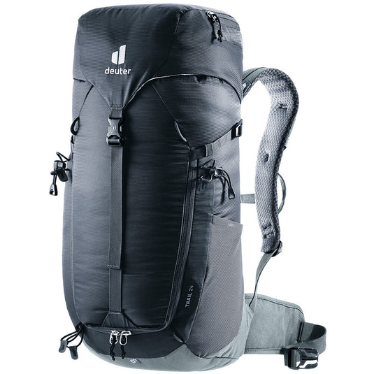 Touristenrucksack Deuter Trail Einheitsgröße 24L Schwarz/Schiefer