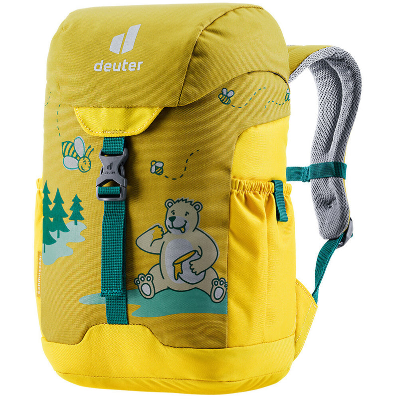 Laden Sie das Bild in Galerie -Viewer, Kinderrucksack Deuter Schmusebär One Size 8L Kurkuma/Mais
