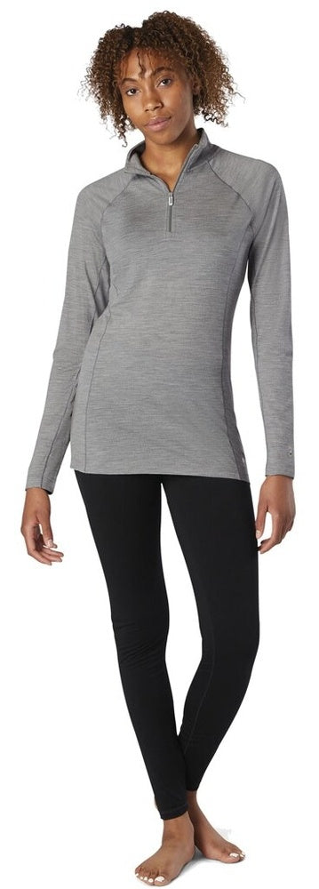 Funktions-Sweatshirt für Damen Smartwool W Classic All-Season Merino Hellgrau meliert