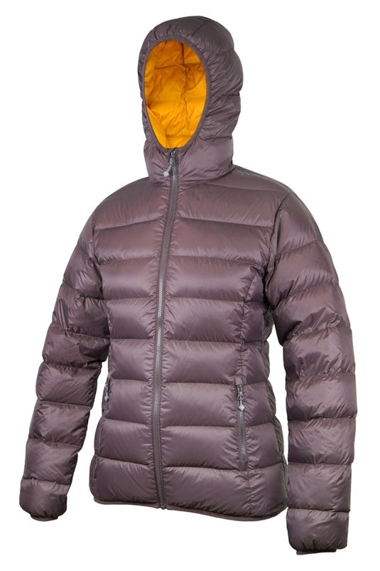 Damen-Daunenjacke Warmpeace Tacoma Lady Shale/nugget blue