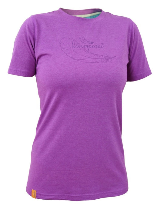 Damen-T-Shirt mit kurzen Ärmeln Warmpeace Lynn Lady Violet