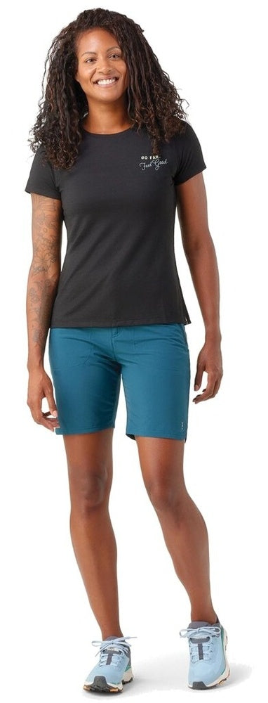 Damen-T-Shirt Smartwool Denver Skyline Graphic Short Sleeve Tee Schwarz