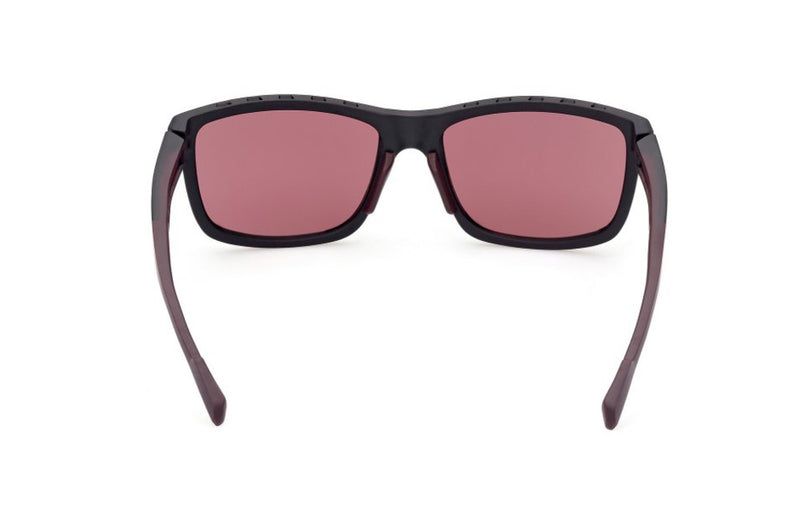 Laden Sie das Bild in Galerie -Viewer, Sonnenbrille Adidas Sport SP0047 Mattschwarz/Bordeaux
