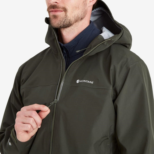 Herren Nr. 253075° Mokkajacke Montane Phase Jacket Midnight Grey