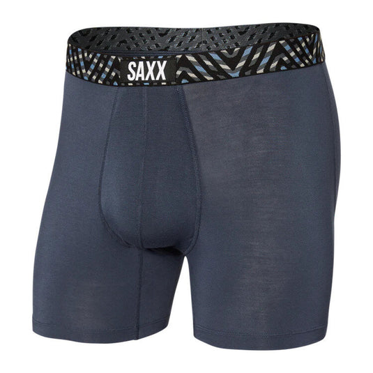 Herren-Boxershorts Saxx Viber Super Soft Boxer Brief india ink/amaze-zing