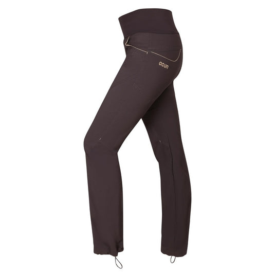 Damen-Kletterhose Ocún Noya Pants Anthrazit-Obsidian