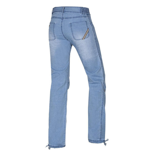 Damen-Kletterhose Ocún Inga Jeans hellblau